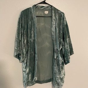 Target Velvet Kimono Cardigan